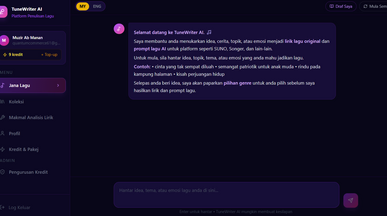 TuneWriter AI template preview