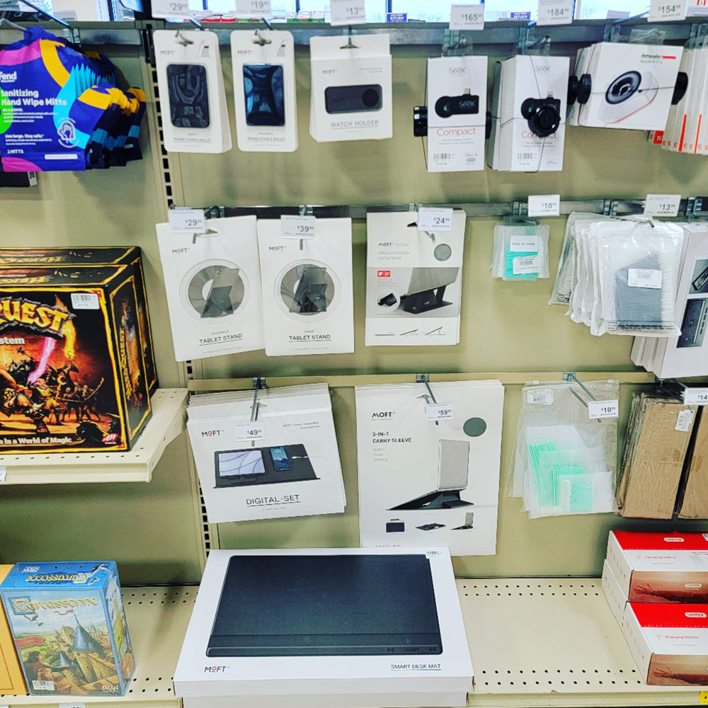 MOFT assortment at Micro Center