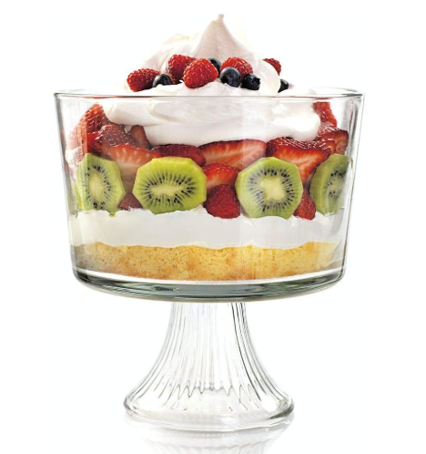 Anchor Hocking Monaco Glass Trifle Bowl — 104 oz