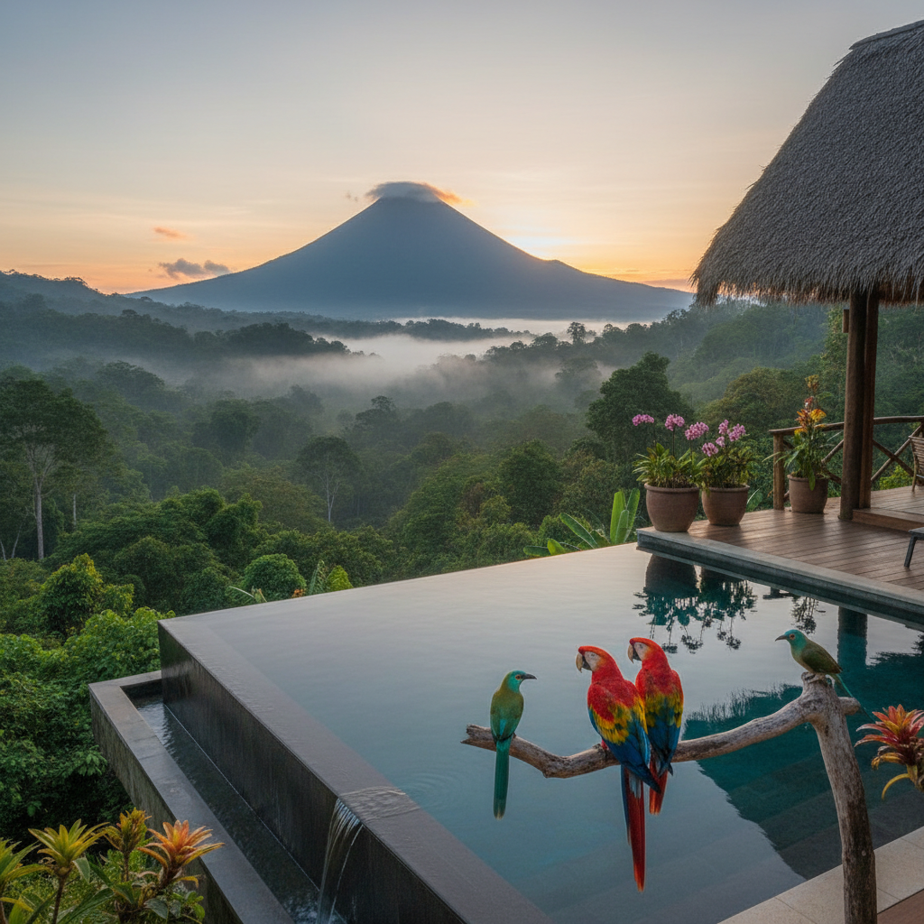 Costa Rica: Rainforest Lodges, Volcano Views & Sustainable Luxury at Its Best