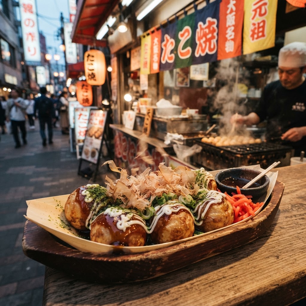Takoyaki: Osaka's Octopus Balls and the 1935 Street Food Genius of Tomekichi Endo