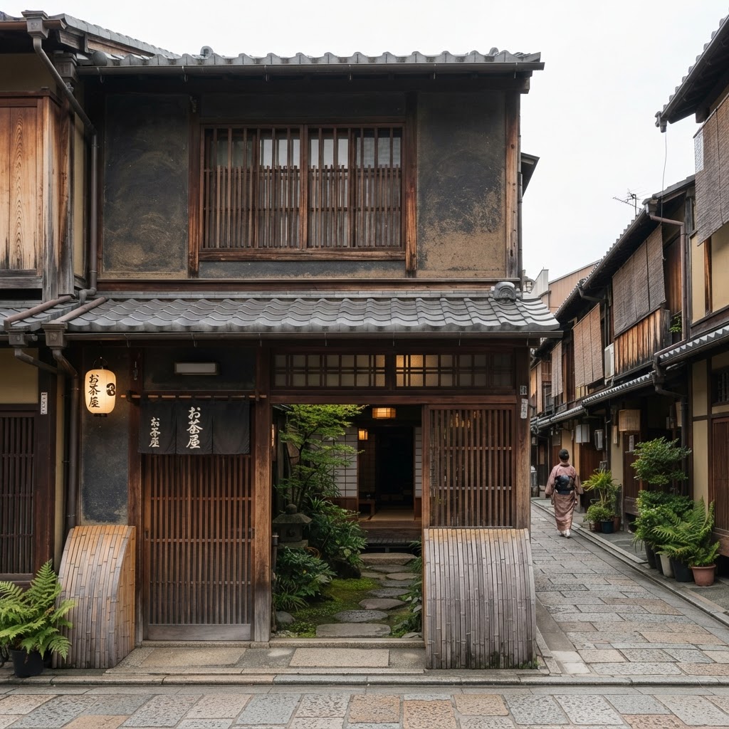 The Japanese Machiya: Kyoto's Narrow Wooden Townhouses and the Art of Urban Living