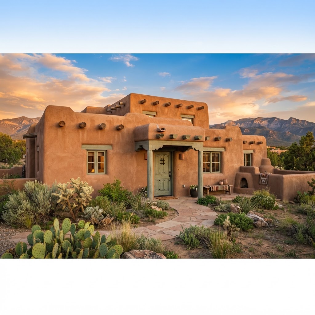 The Santa Fe Adobe: New Mexico's Centuries-Old Pueblo Revival Tradition