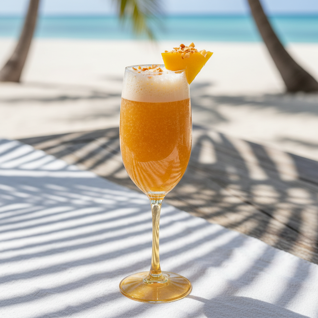 The Mango Coconut Water Cava Mimosa