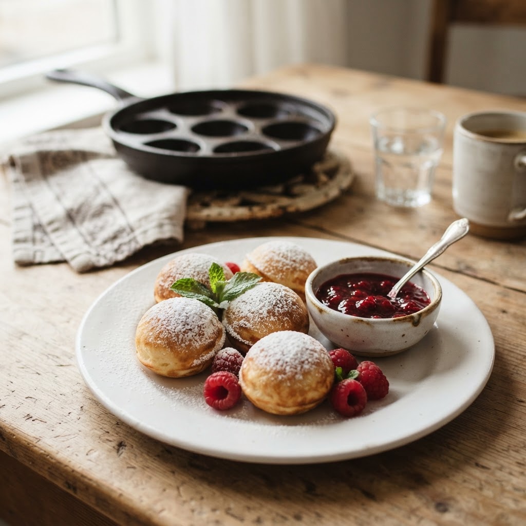Danish Æbleskiver (Danish Pancake Balls)