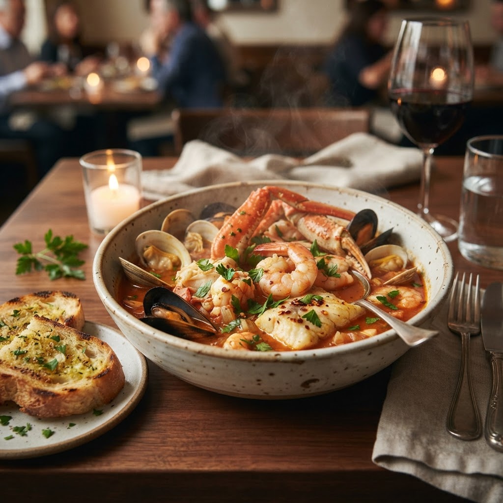 Cioppino (San Francisco Italian-American Seafood Stew)