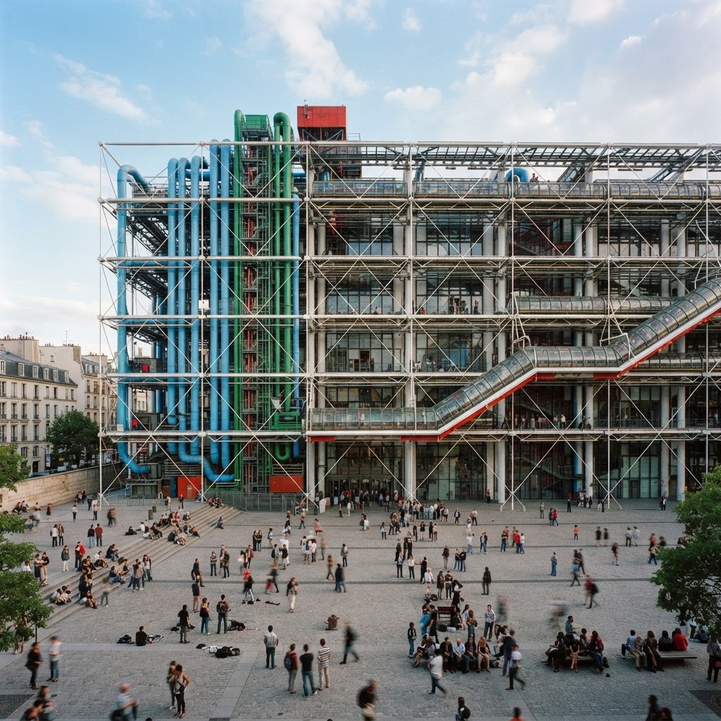 The Centre Pompidou: Paris's Inside-Out Cultural Machine