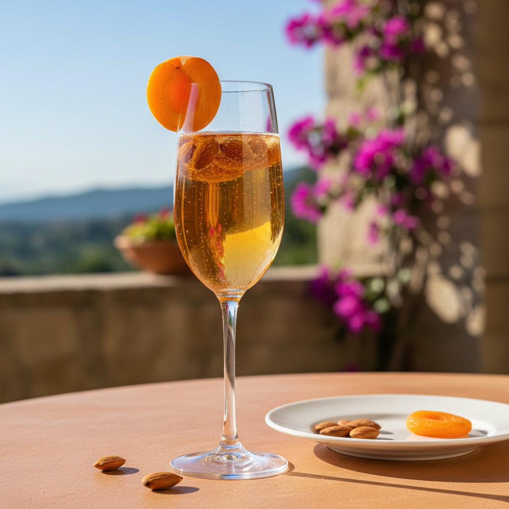 The Apricot Amaretto Prosecco Mimosa