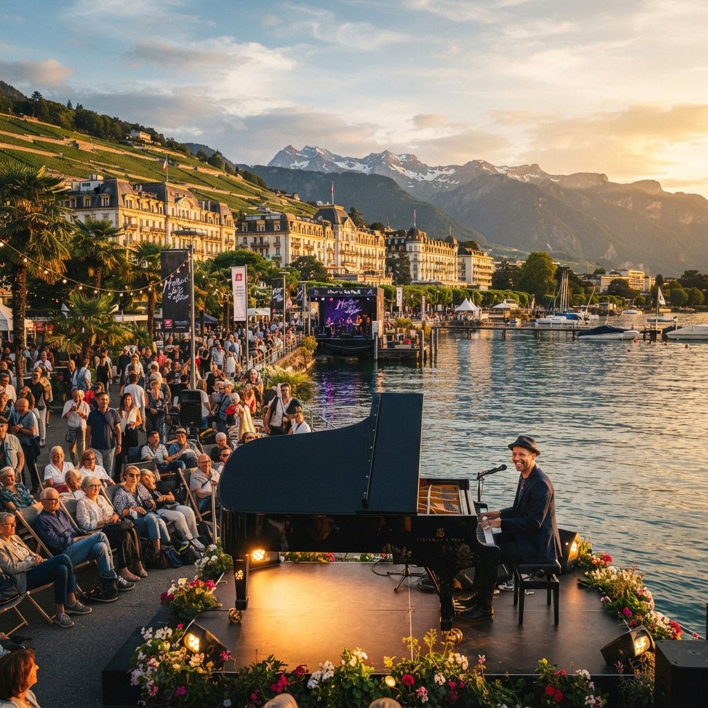 The Montreux Jazz Festival: The Swiss Shore of Lake Geneva and the Legends It Made
