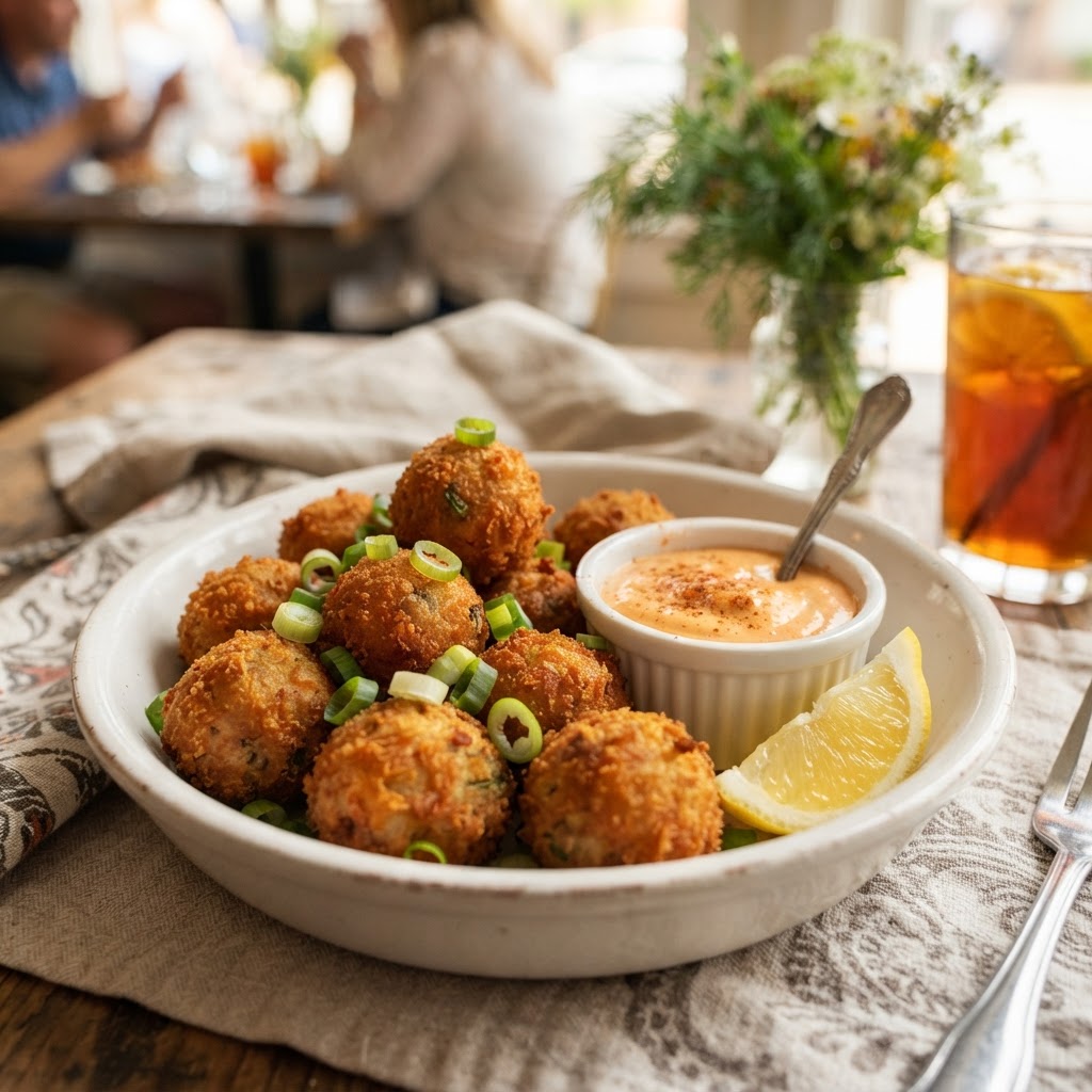 Louisiana Boudin Balls with Creole Remoulade: The Cajun Sausage Reimagined as a Crispy Party Bite