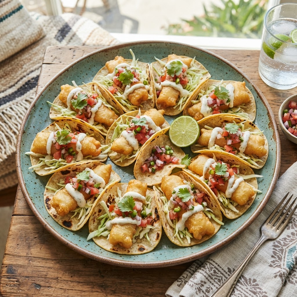 California Fish Taco Bites