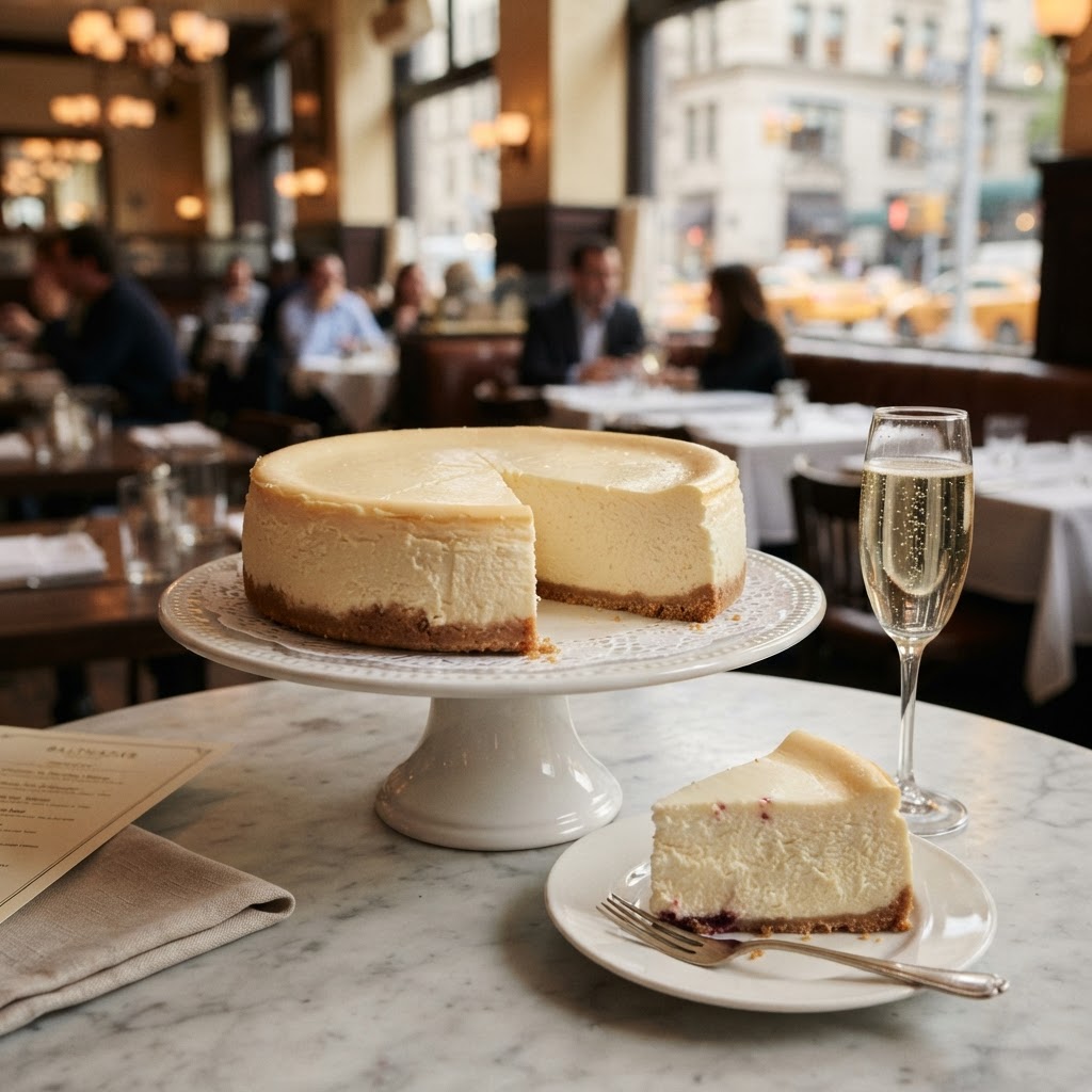 New York-Style Cheesecake al Prosecco