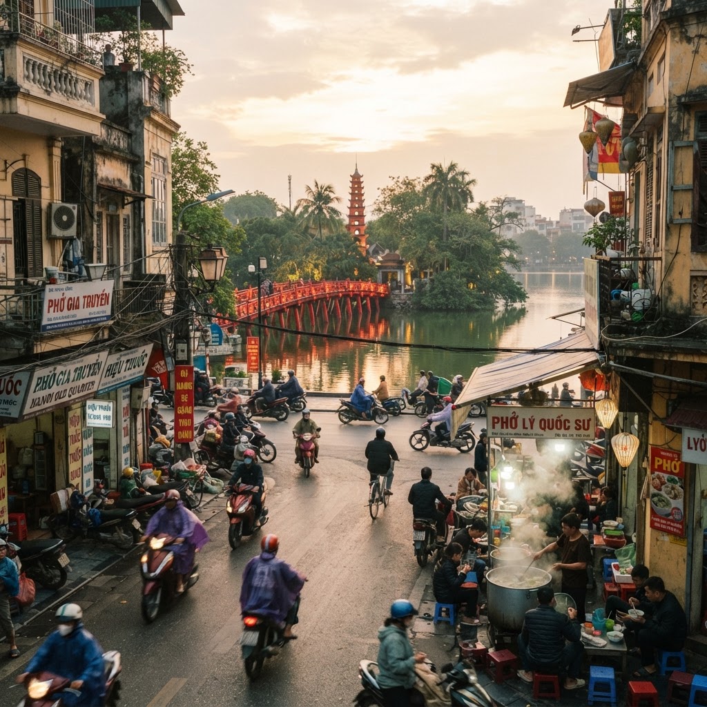 Hanoi, Vietnam: The Old City, Street Food, and French Colonial Heritage