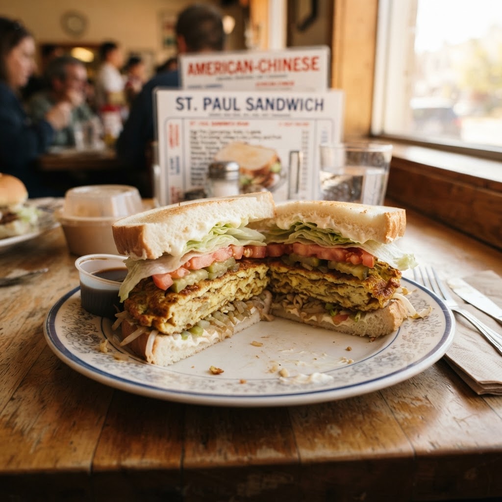 The St. Paul Sandwich: St. Louis's Chinese-American Egg Foo Young on White Bread
