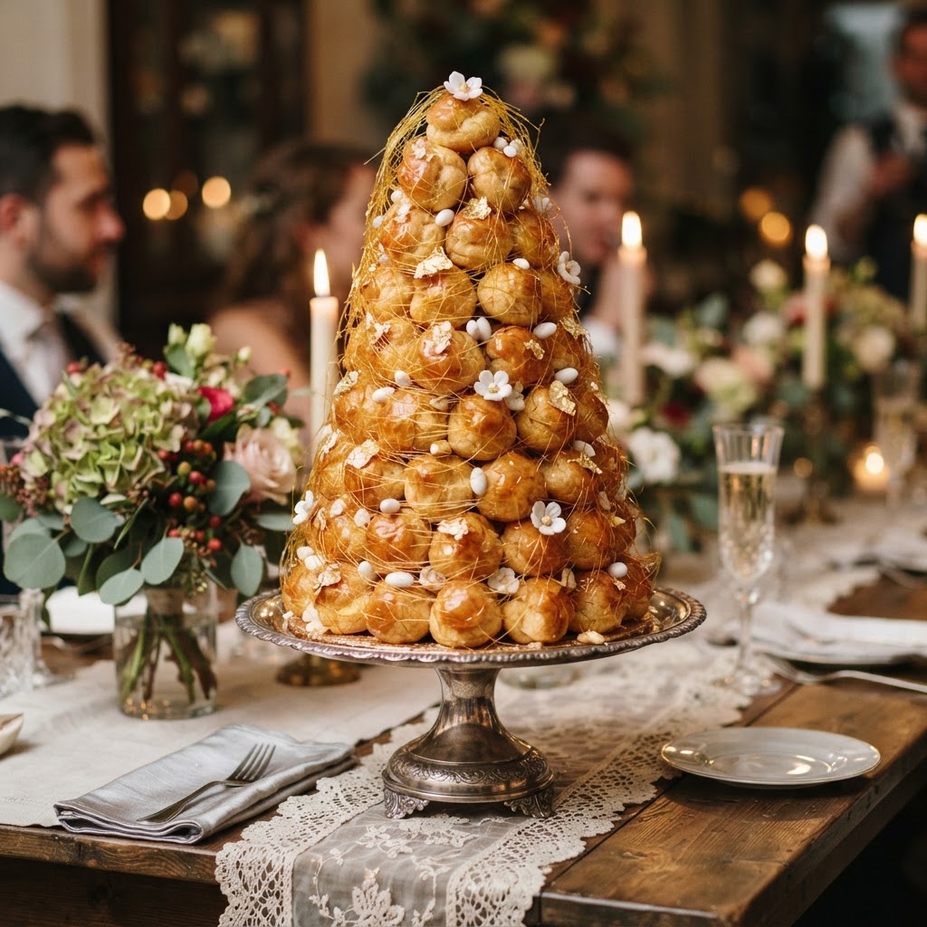 Croquembouche: The French Wedding Tower of Choux and Caramel