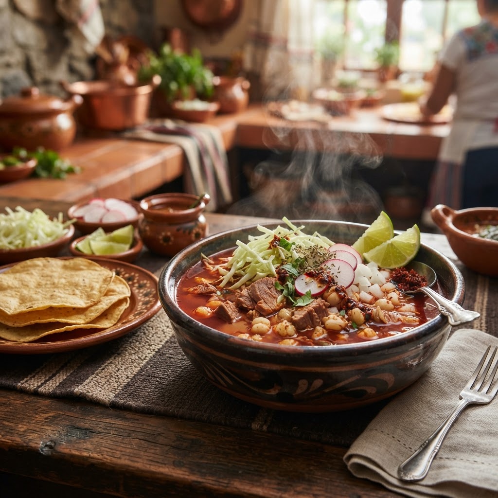Pozole Rojo: Mexico's Ancient Hominy and Pork Stew of Celebration