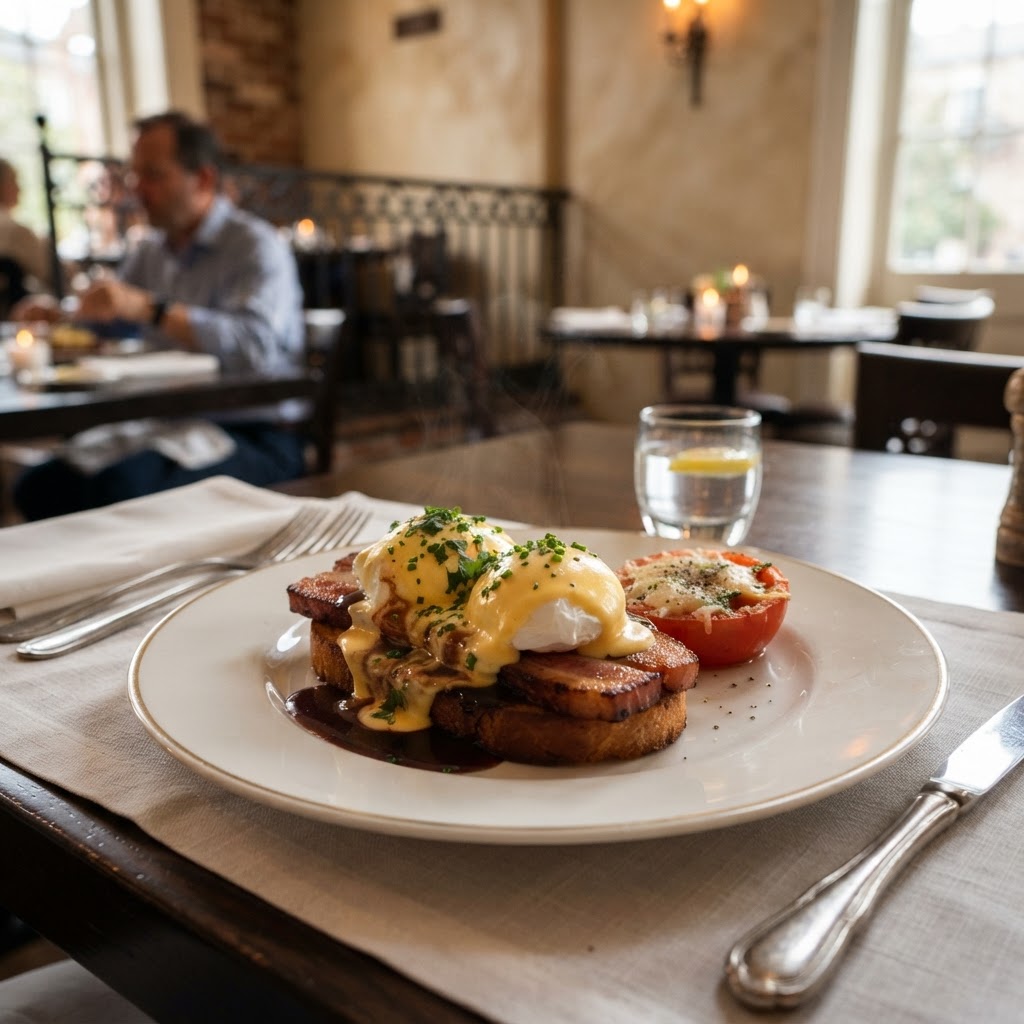 New Orleans Eggs Hussarde: Brennan's Wine-Sauced Brunch Masterpiece
