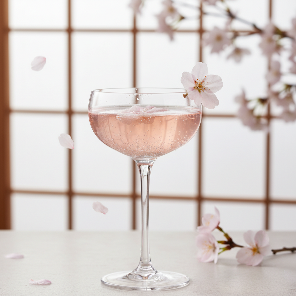 The Cherry Blossom Sake Champagne Mimosa