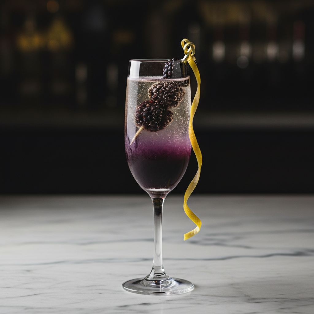 The Blackberry Cassis Champagne Mimosa