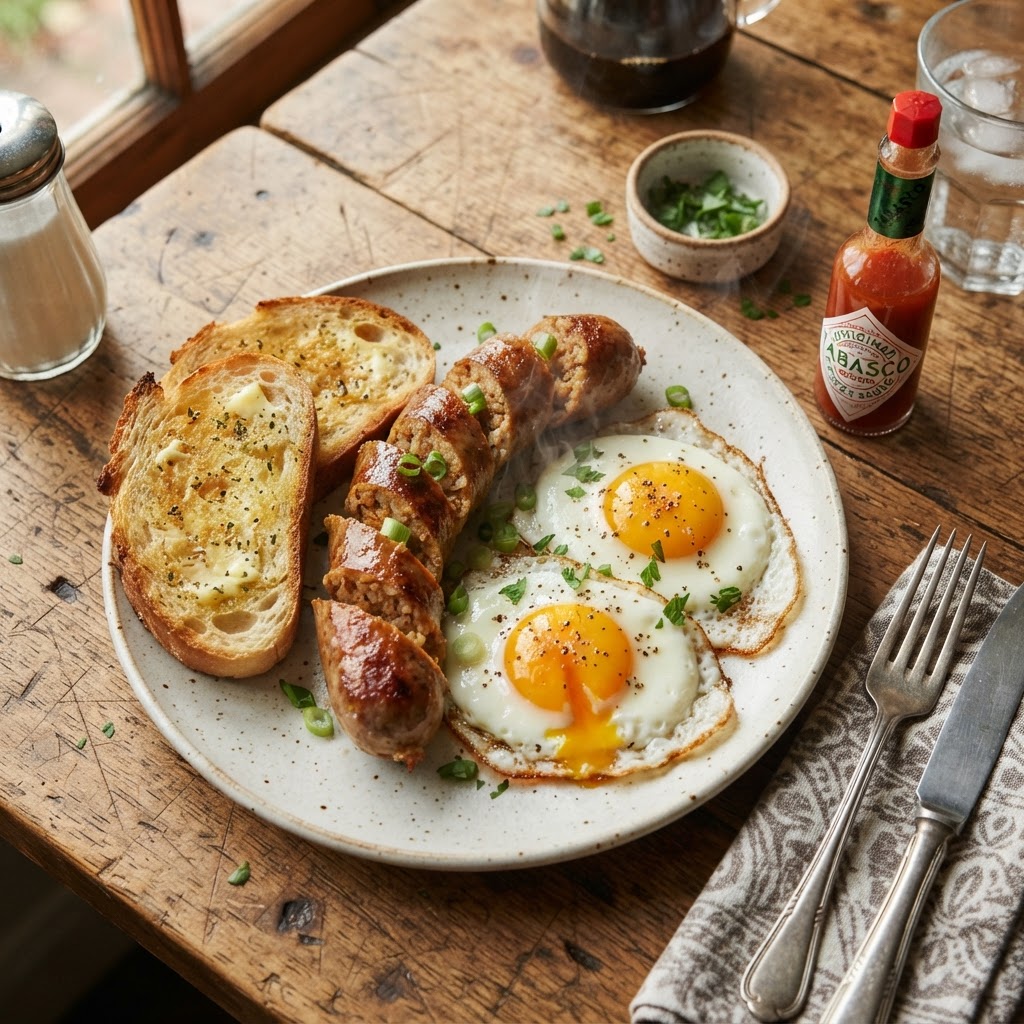 Boudin and Eggs: The Cajun Brunch from the Louisiana Boucherie Tradition