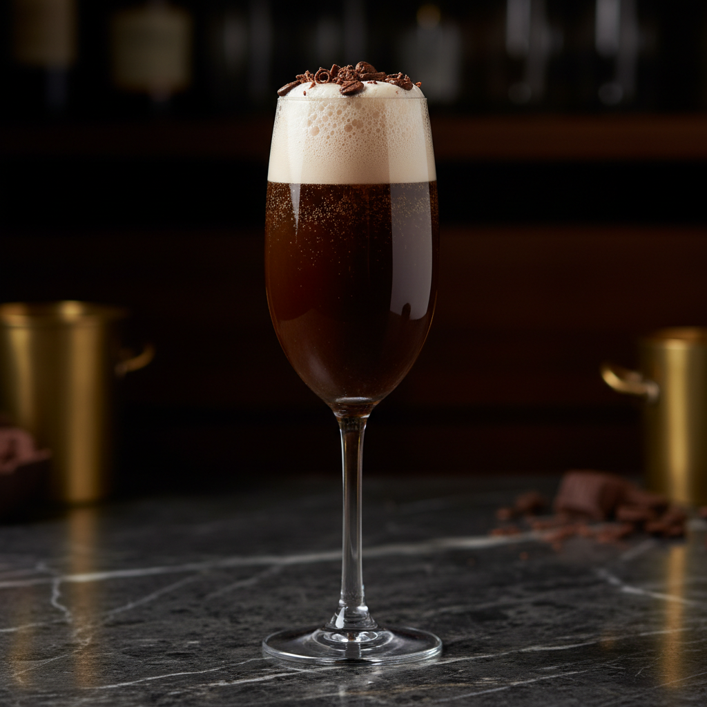 The Dark Chocolate Espresso Champagne Mimosa