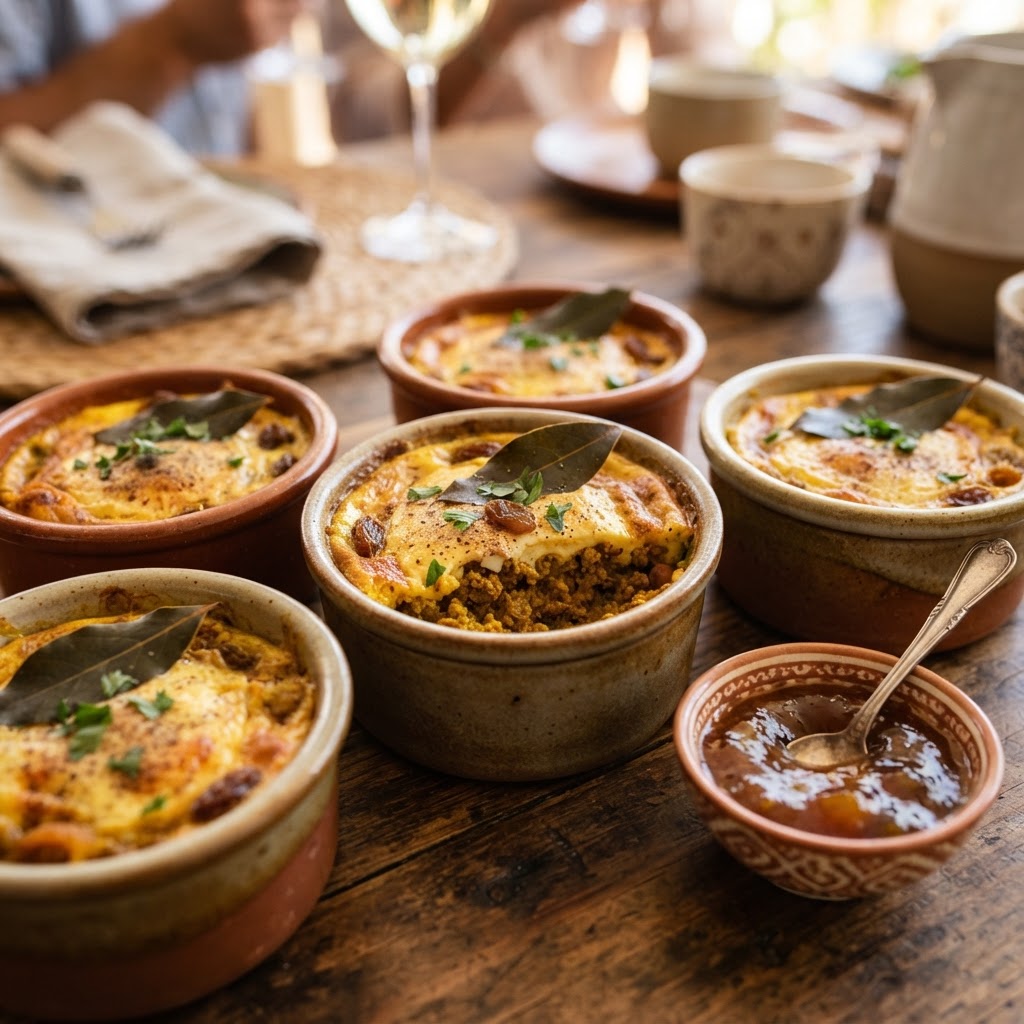South African Bobotie Party Cups