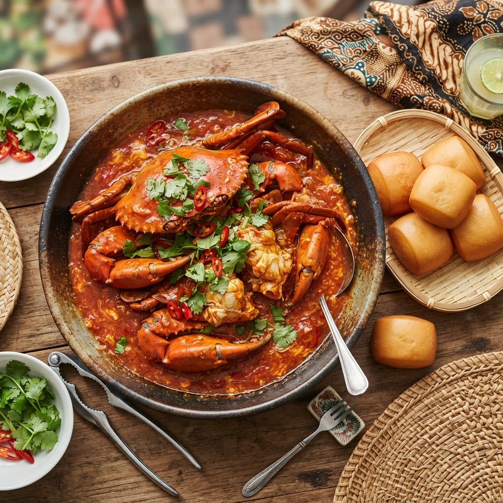 Singapore Chilli Crab: Cher Yam Tian's 1950 National Dish