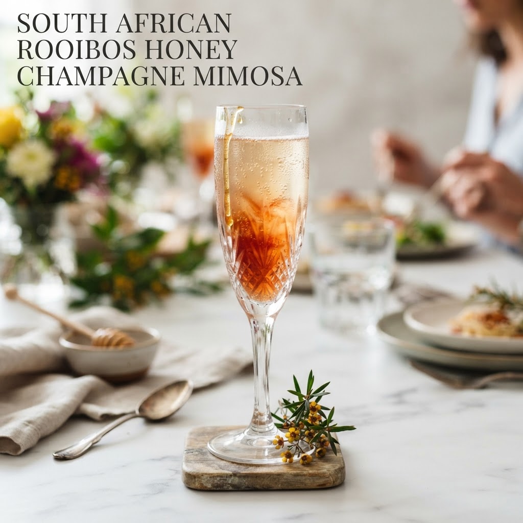 The South African Rooibos Honey Champagne Mimosa