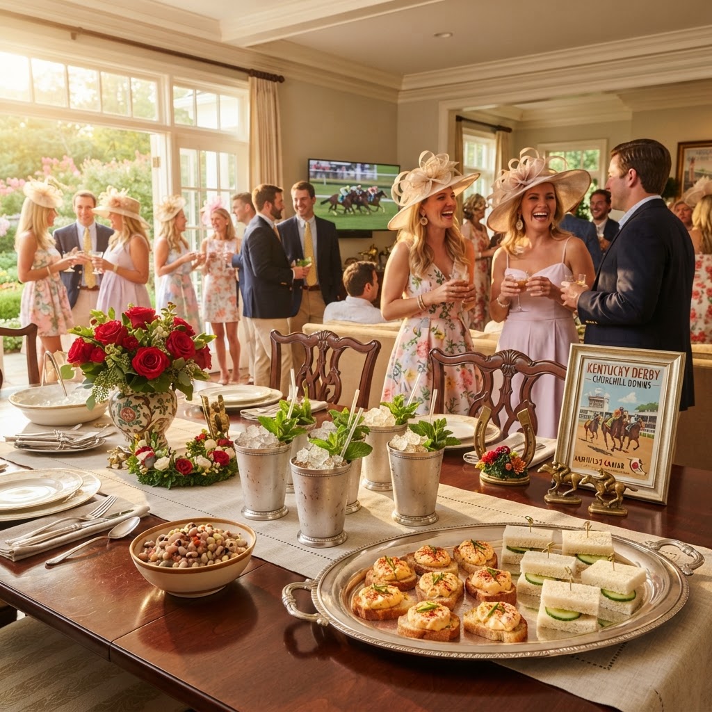 The Kentucky Derby Watch Party: Mint Juleps, Hats, and Southern Hospitality
