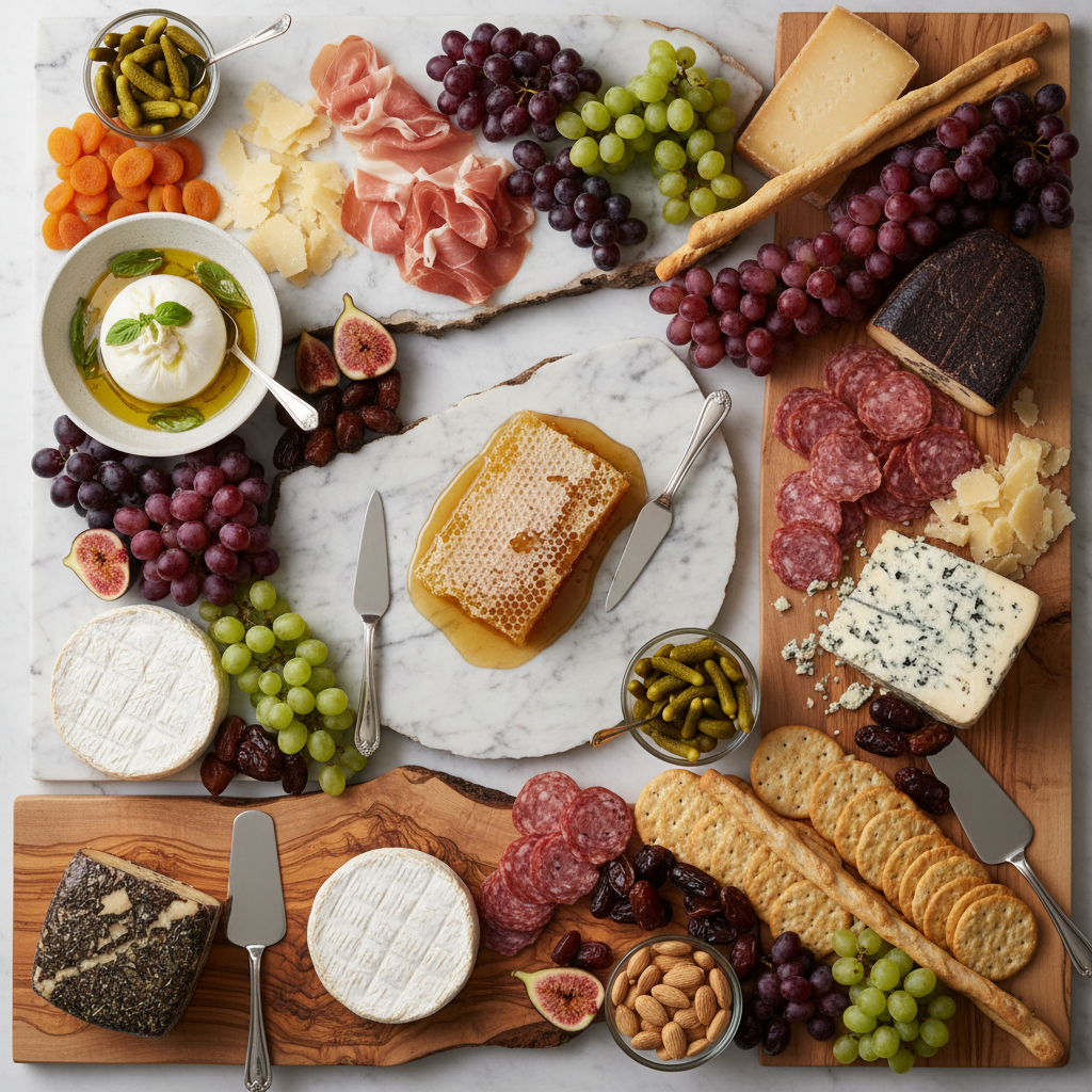Artisan Cheese & Charcuterie Grand Display (8 Cheeses)