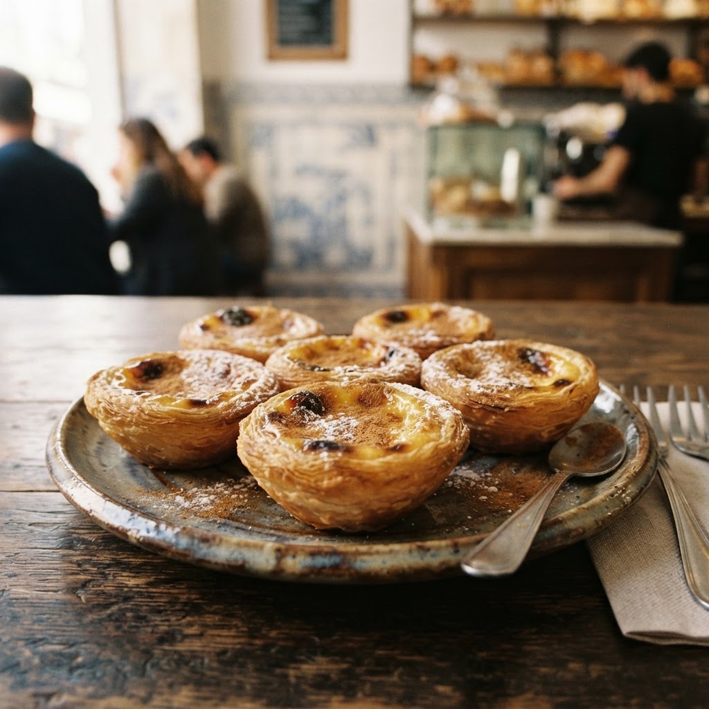 Portuguese Pastéis de Nata allo Spumante