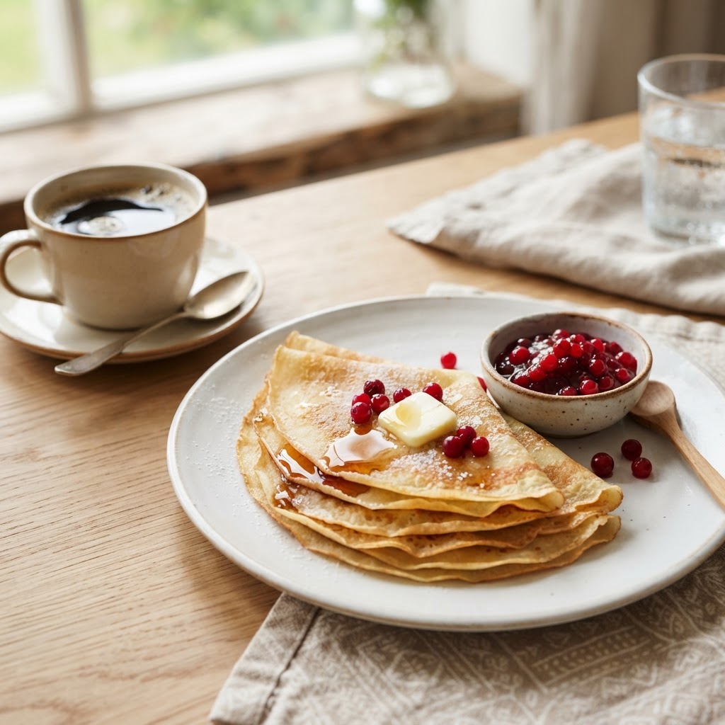 Chicago Swedish Pancakes (Pannkakor): The Thin, Lingonberry Pancakes of Andersonville's Immigrant Bakers