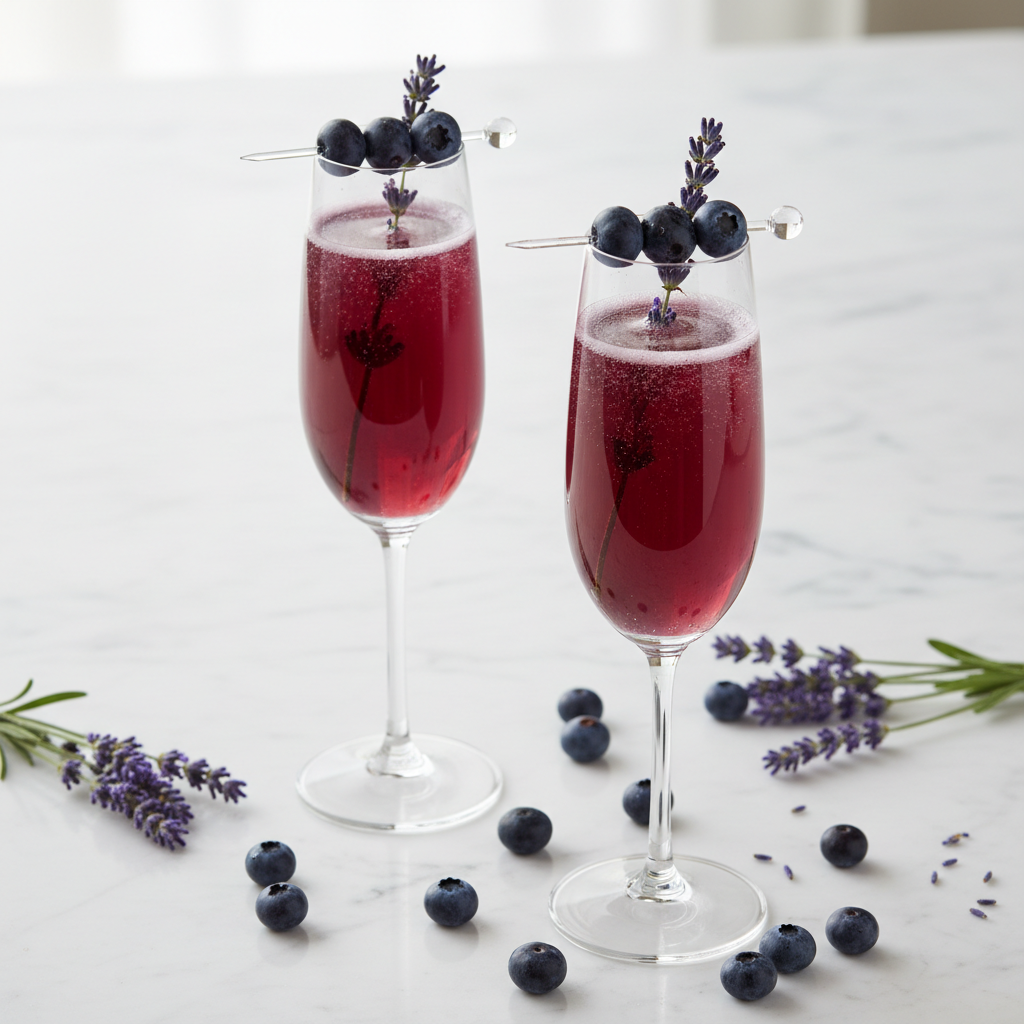 The Blueberry Lavender Mimosa