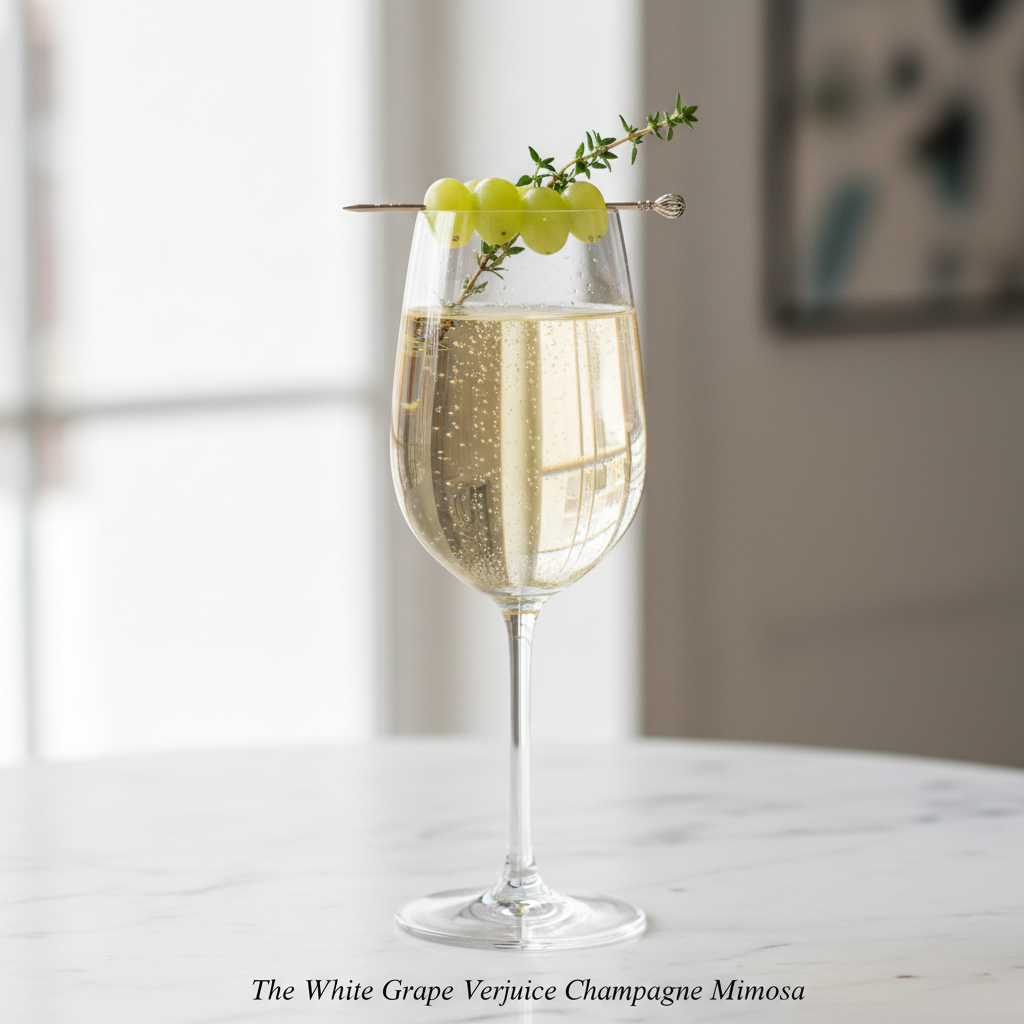 The White Grape Verjuice Champagne Mimosa