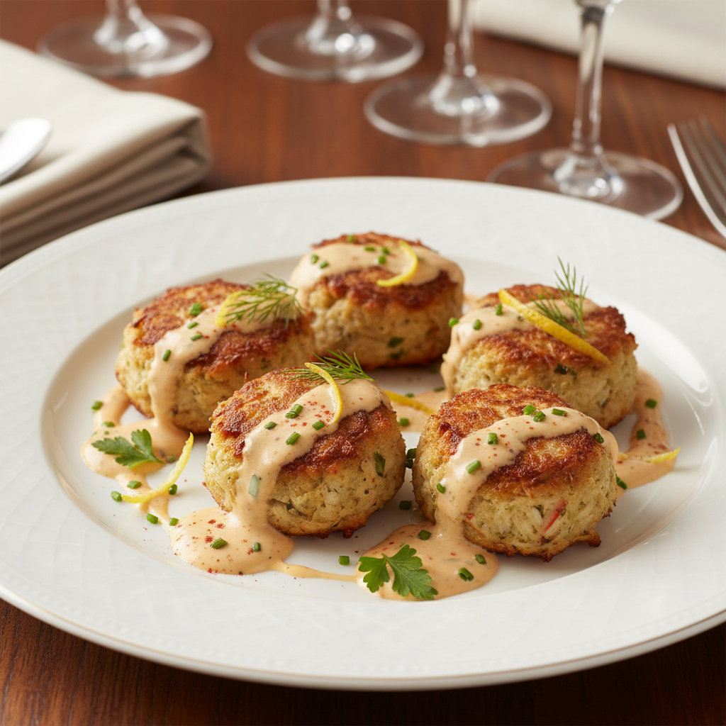 Mini Crab Cakes with Remoulade
