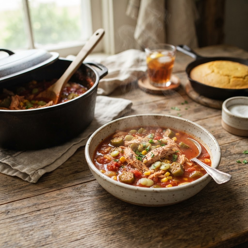 Georgia Brunswick Stew: The 1898 St. Simons Island Pot and the Southern Barbecue Tradition