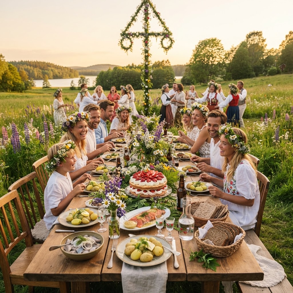 The Midsummer Table: Scandinavian Summer Solstice Celebrations