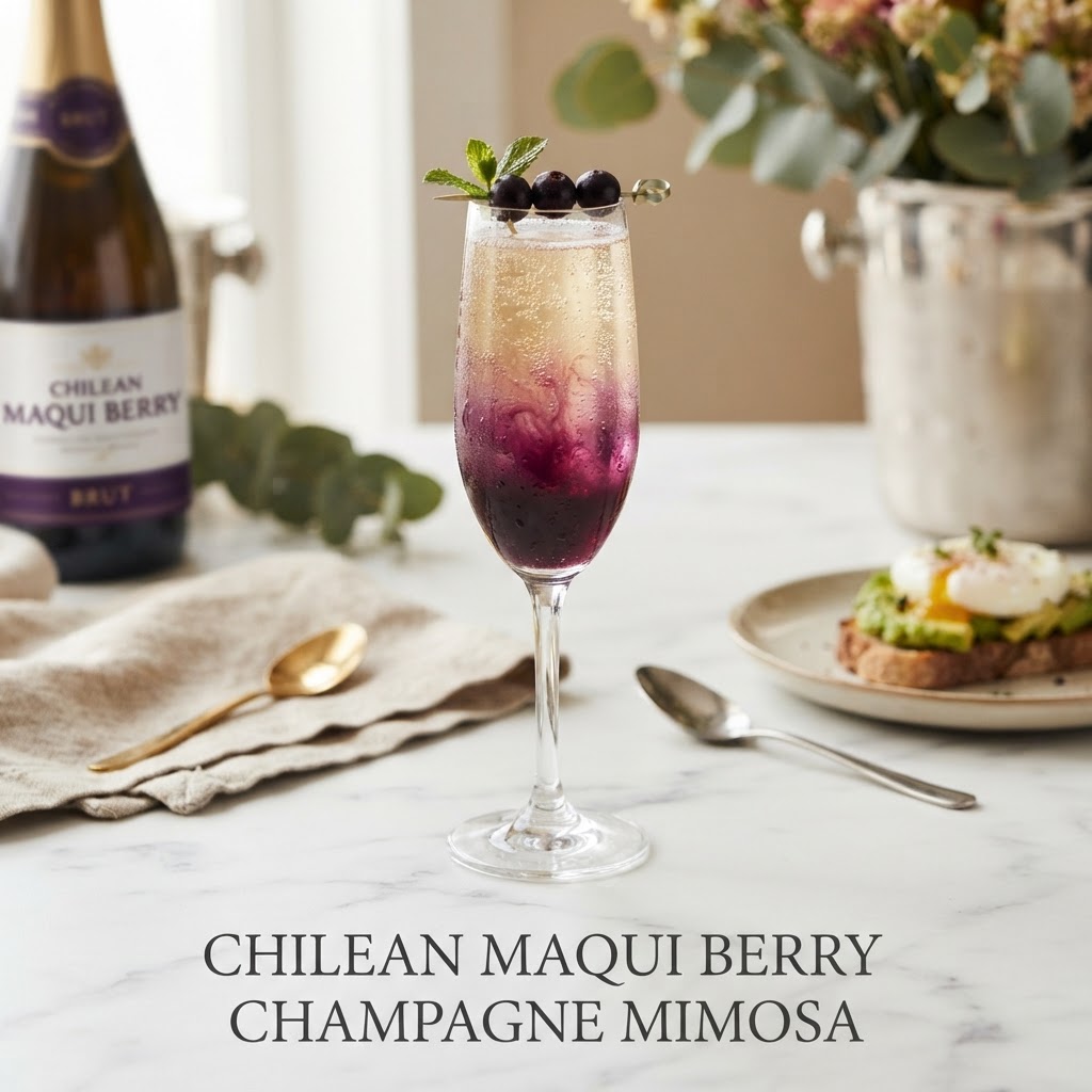 The Chilean Maqui Berry Champagne Mimosa