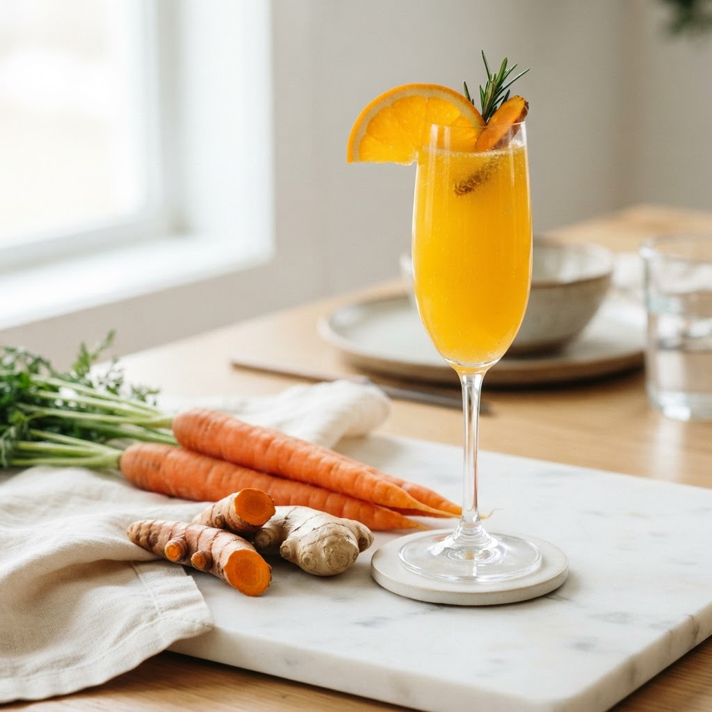The Carrot Ginger Turmeric Mimosa