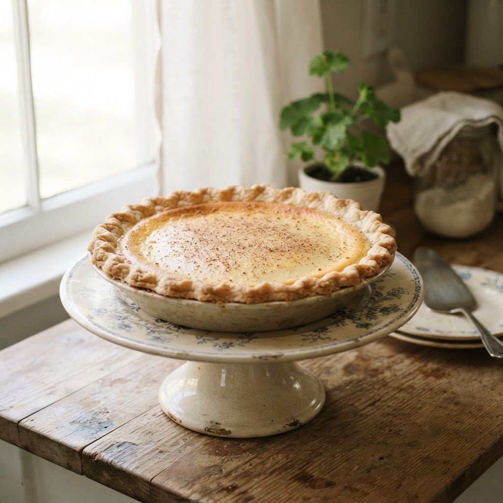 Southern Buttermilk Pie: The Old-Fashioned Custard Pie of the Farmhouse