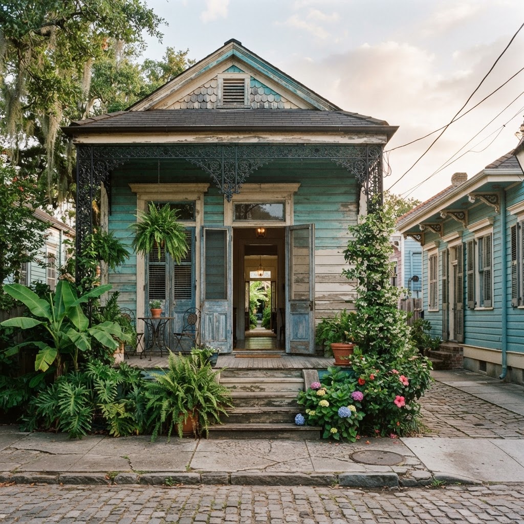 The Shotgun House: New Orleans' Narrow Creole Cottage
