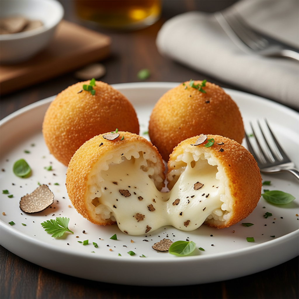 Truffle Arancini with Aged Parmesan