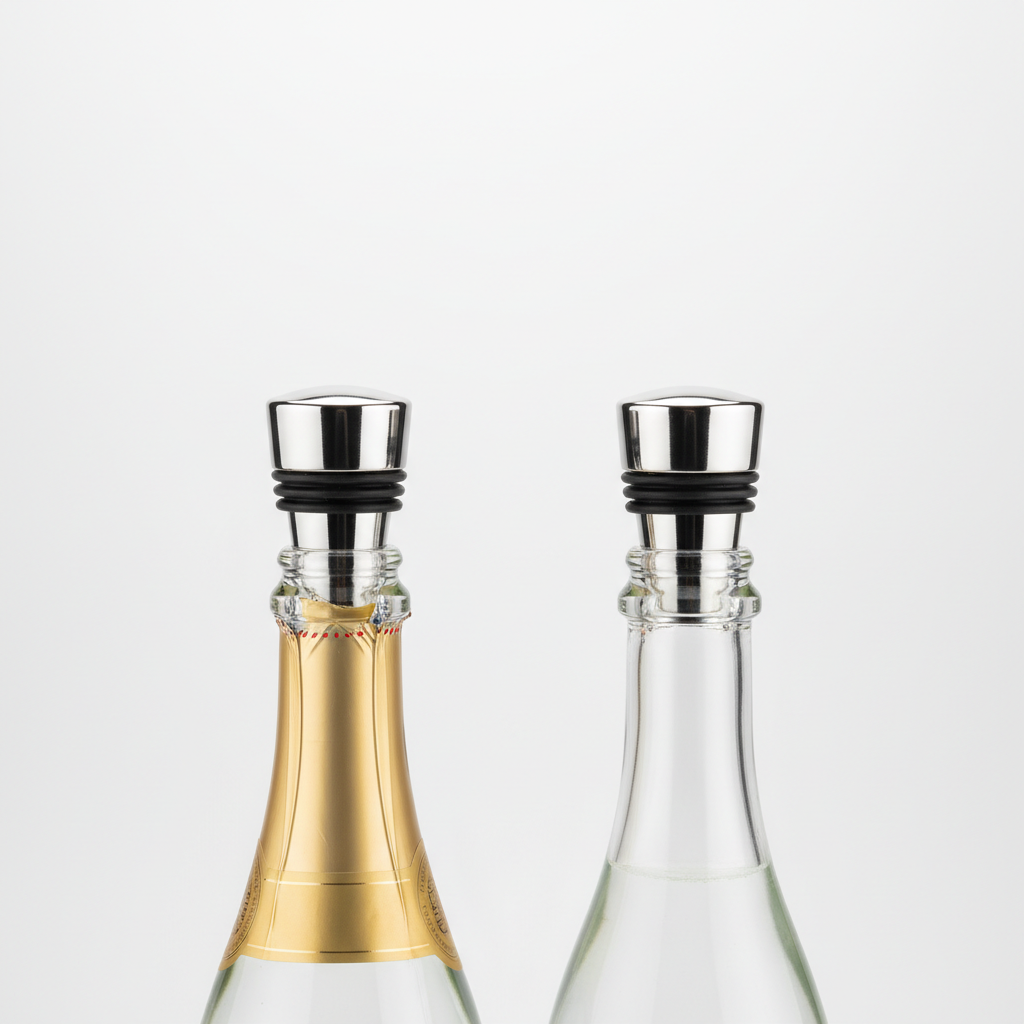 WOTOR Champagne Stoppers Stainless Steel — 2 Pack