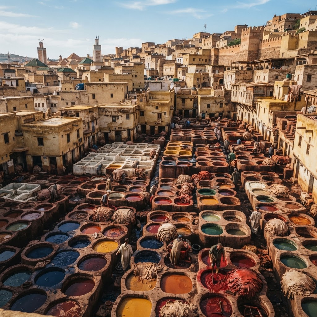 Moroccan Leather: The Ancient Tanneries of Fez and the Art of the World's Finest Leather Goods