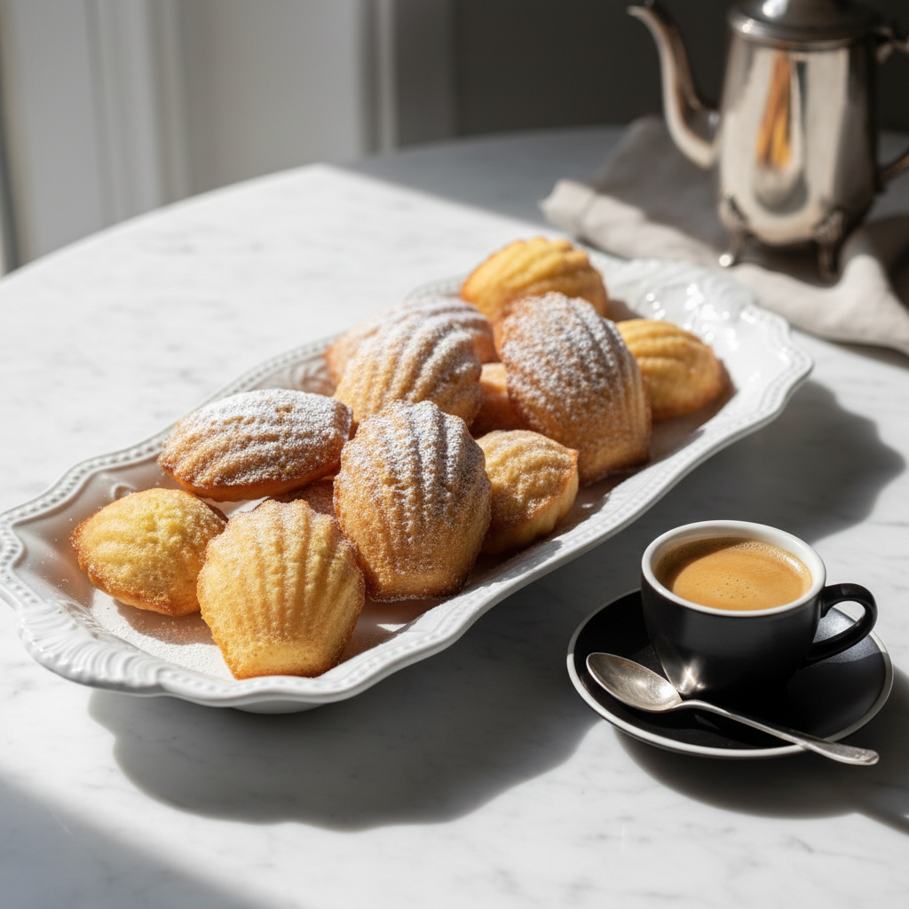 Classic Madeleines with Coffee Service