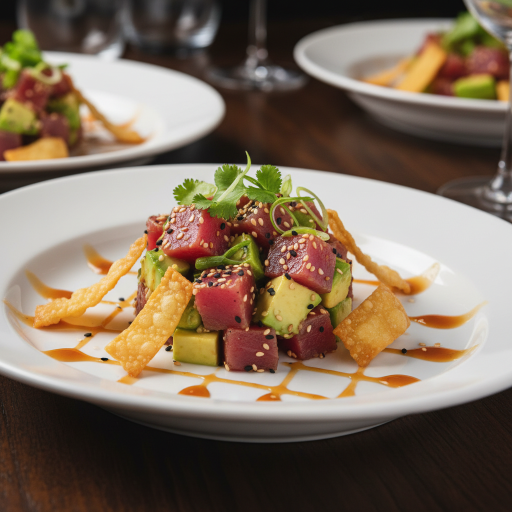 Seared Ahi Tuna Tartare