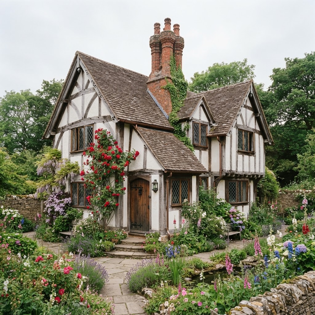 The English Tudor Revival Cottage: Mock Tudor and the Romance of Merrie England