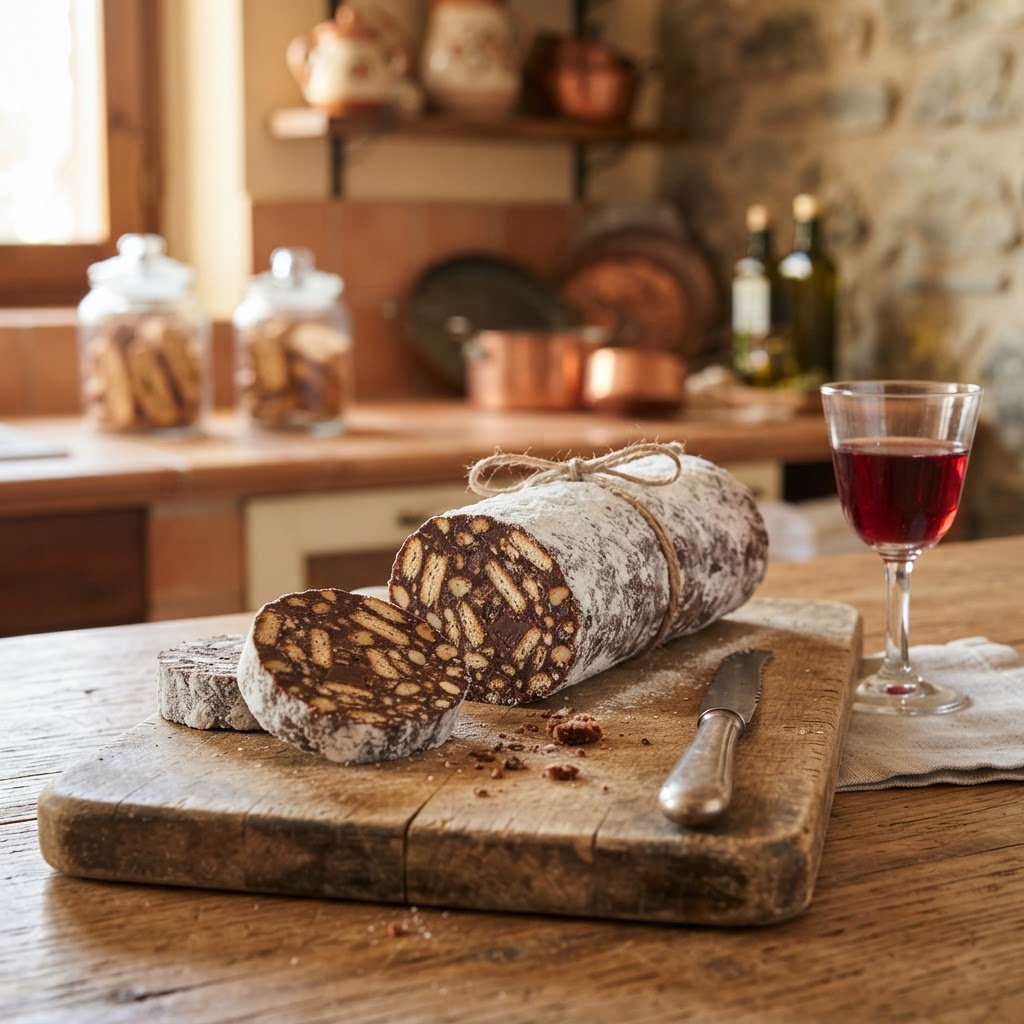 Salame di Cioccolato al Brachetto
