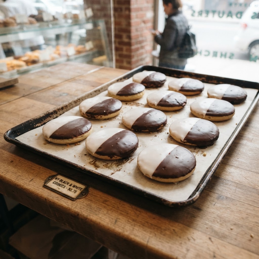 New York Black and White Cookie al Moscato