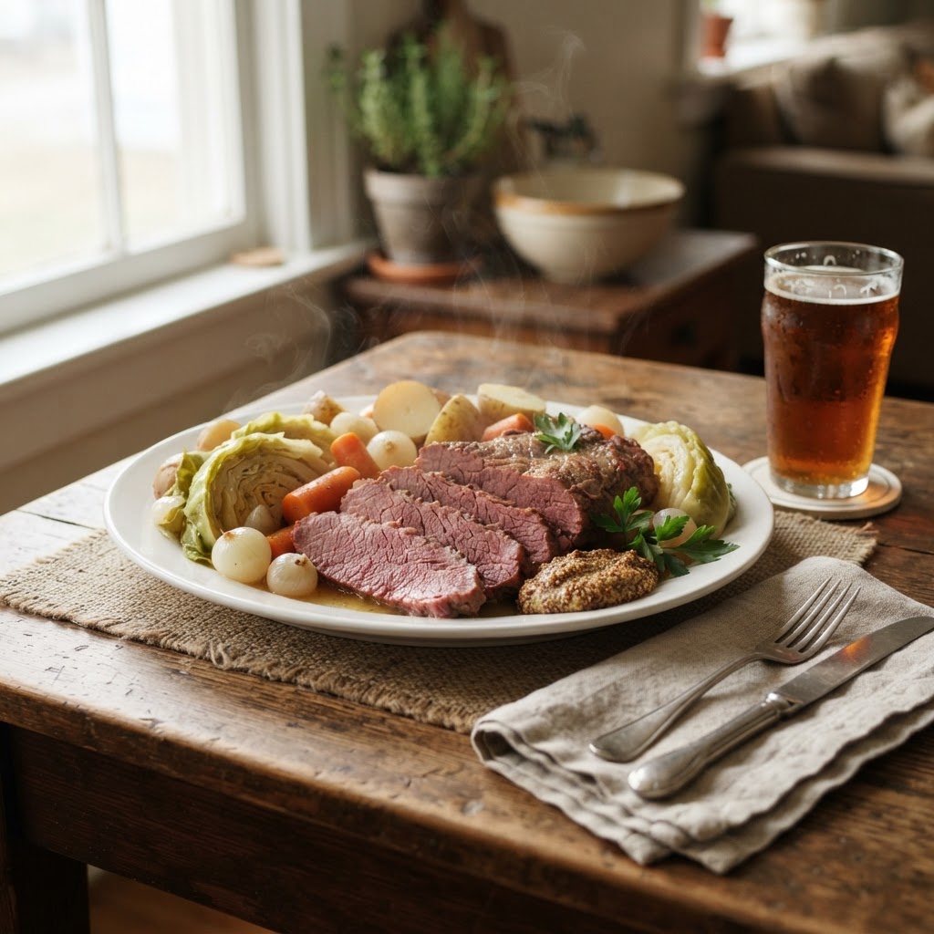New England Boiled Dinner: The Irish-American Corned Beef and Cabbage That Became a Tradition